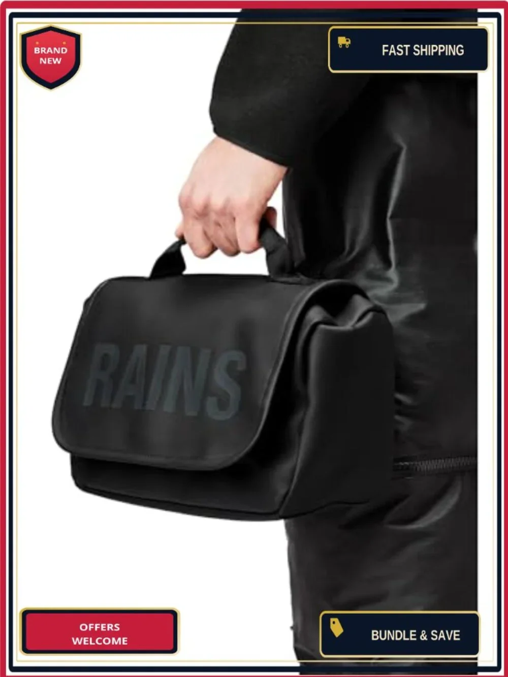 Waterproof PU Toiletry Travel Organizer with Multiple Compartments and Zip